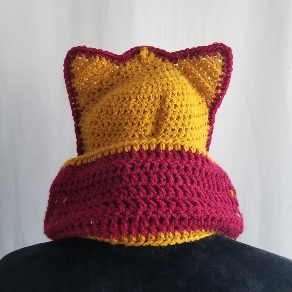 Essence of Autumn Cat Ear Hat and Neck Warmer Set - Picture 2 of 4